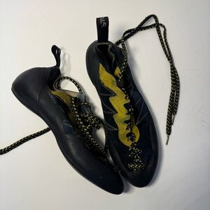 Boreal Rock Climbing Shoes Lace Up Black Yellow Men’s 12.5 US / 46.5 EU Athletic